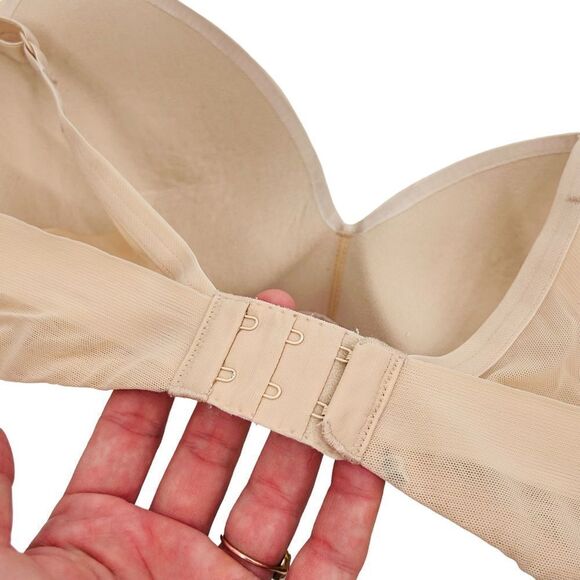 Wacoal beige Ultimate Side Smoother Wire Free T-Shirt Bra size 32D - Picture 6 of 7